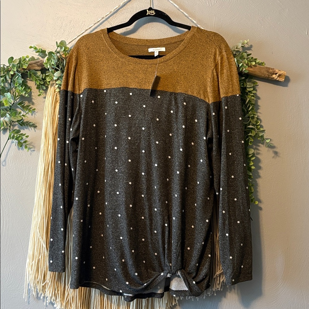 Maurices Tan Knit Sweater
